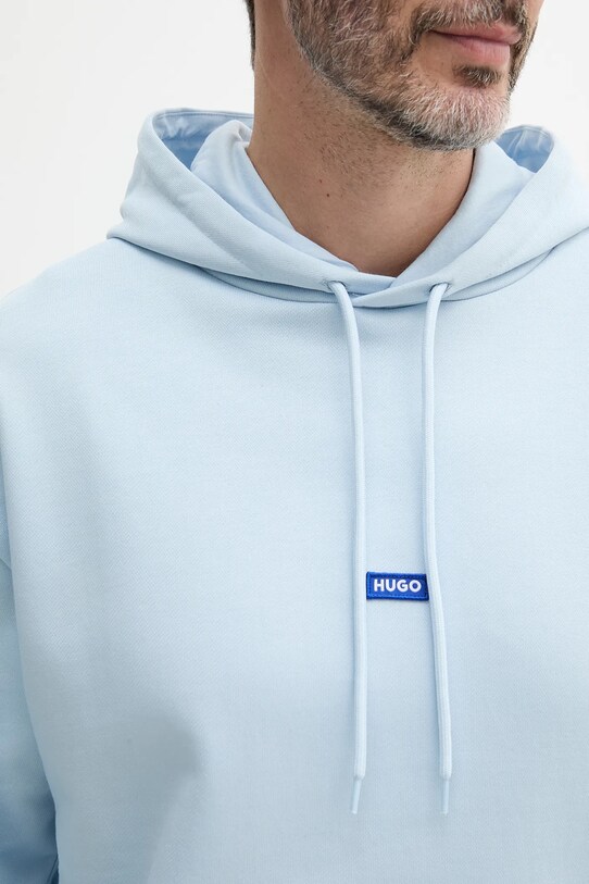 Hugo Blue bluza bawełniana 50522374 niebieski