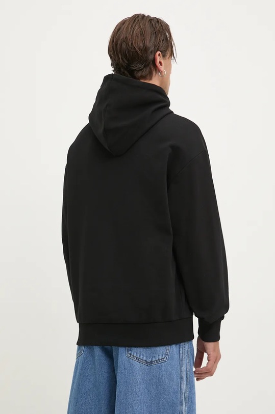 Одежда Хлопковая кофта Hugo Blue Nalonso 50522374 чёрный