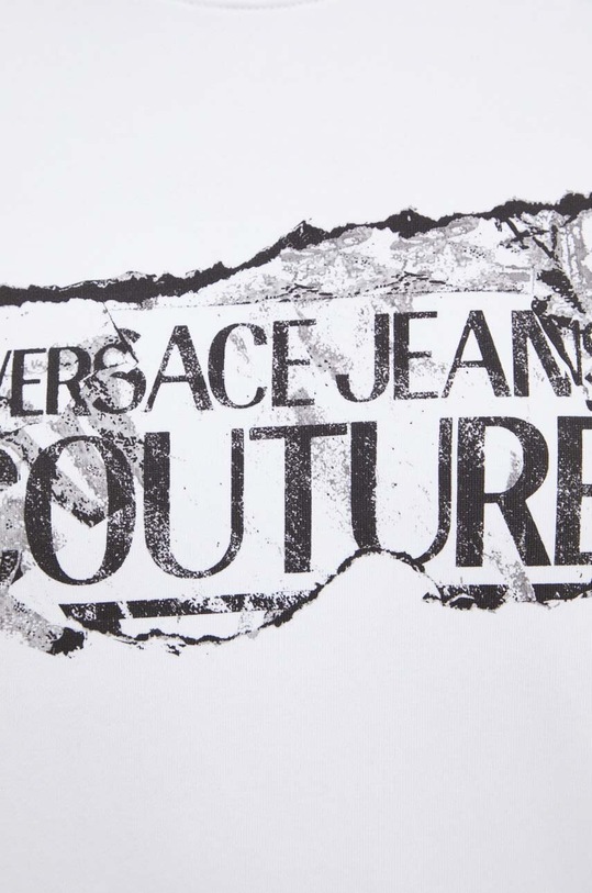 Versace Jeans Couture bluza bawełniana 76GAIE03.CF00E biały