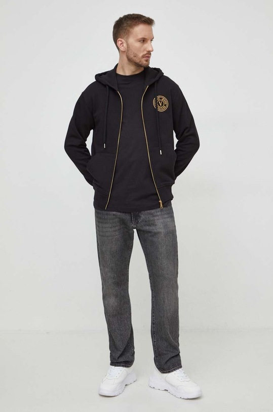Versace Jeans Couture bluza bawełniana 76GAIT02.CF01T czarny SS24