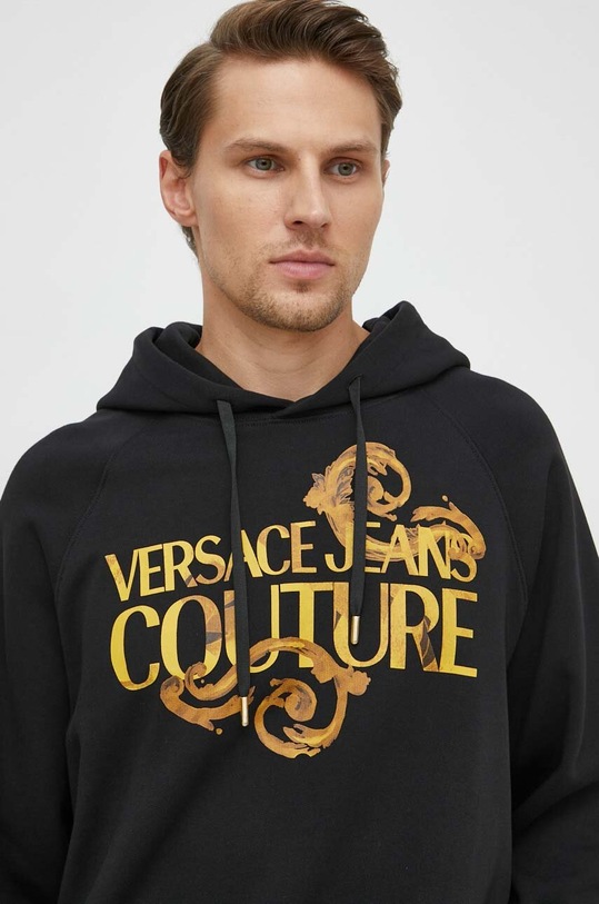 Versace Jeans Couture bluza bawełniana czarny 76GAIG00.CF01G