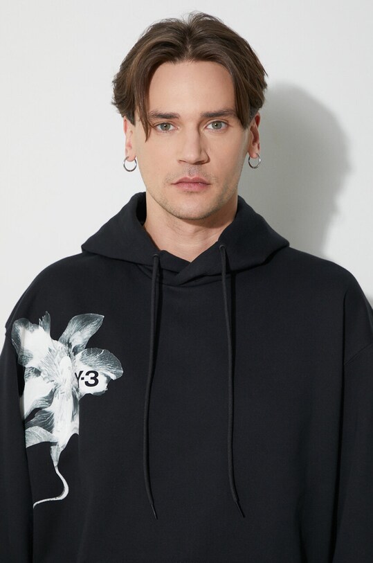 Y-3 sweatshirt Graphic French Terry Hoodie IN4335 black
