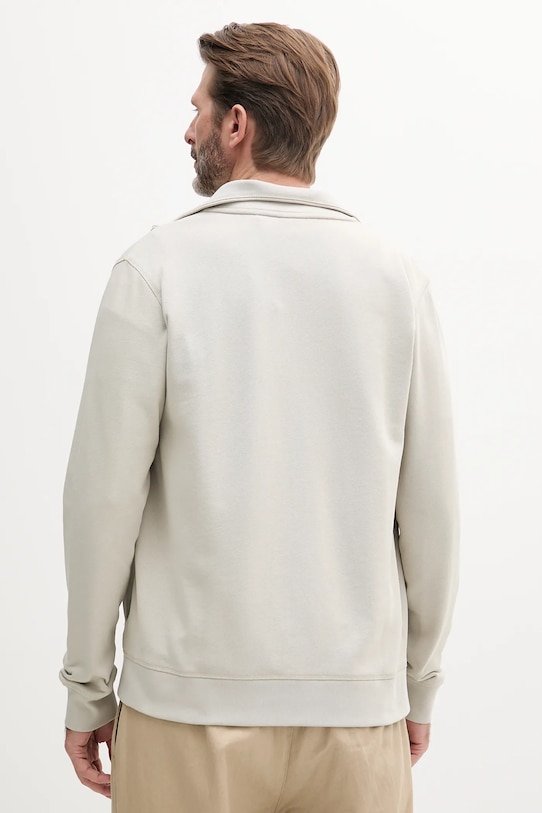 BOSS Orange bluza bawełniana 50511709 beżowy SS25
