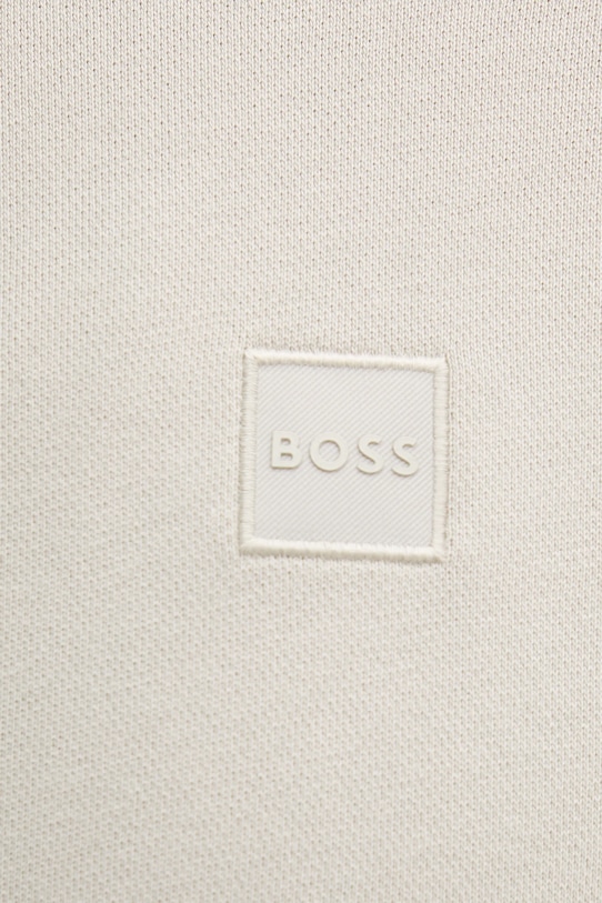 BOSS Orange bluza bawełniana beżowy 50511709