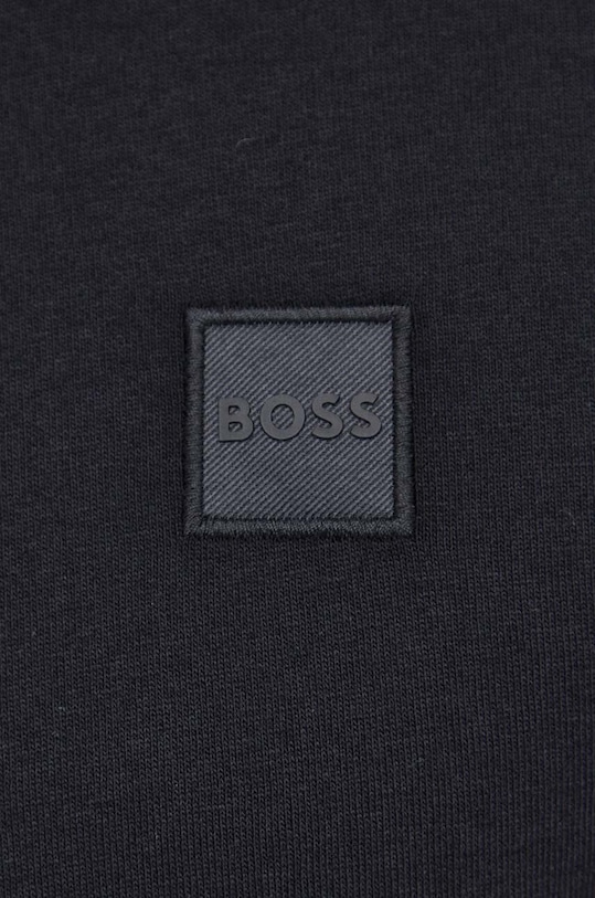 BOSS Orange longsleeve din bumbac Tacks 50512111 negru