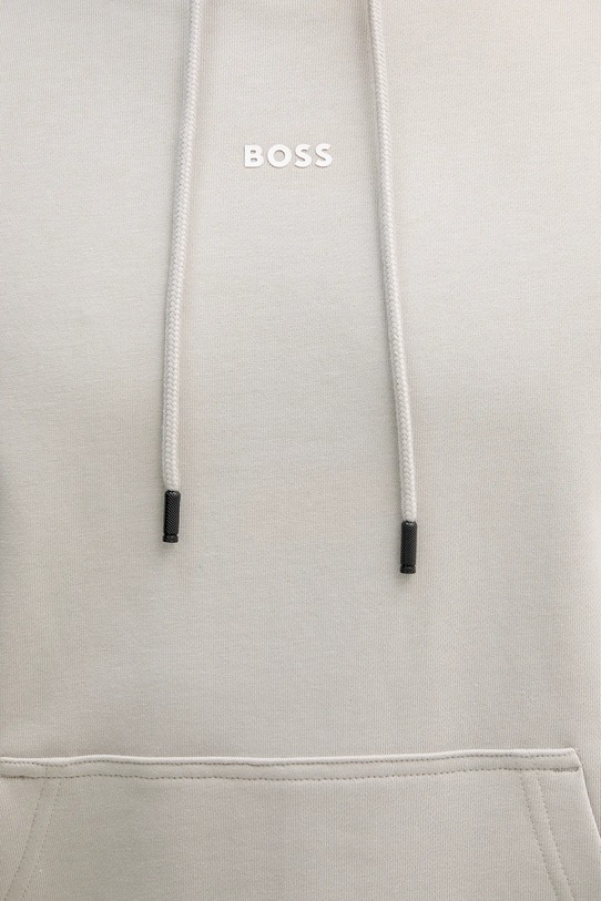 BOSS Orange bluza bawełniana 50514530 beżowy