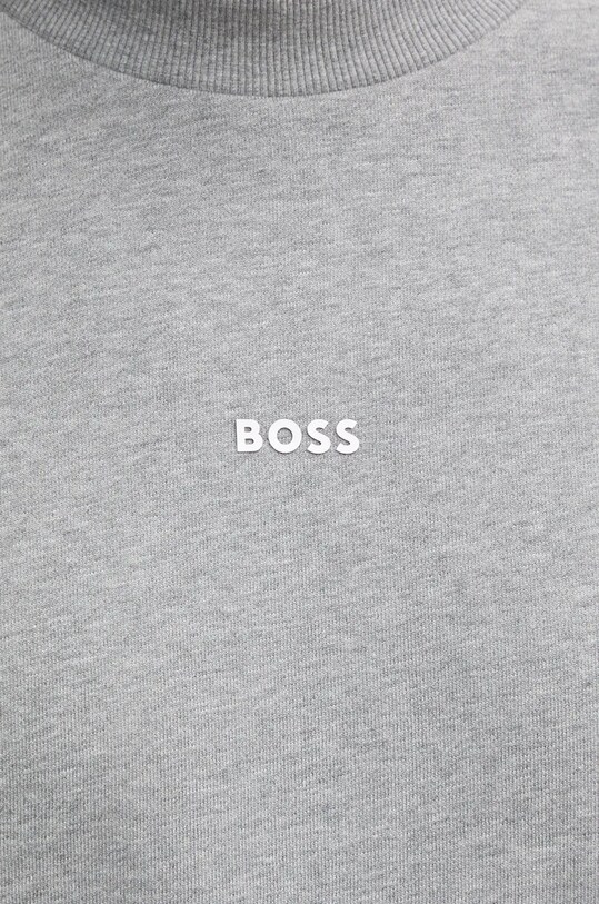 Хлопковая кофта Boss Orange 50514541 серый