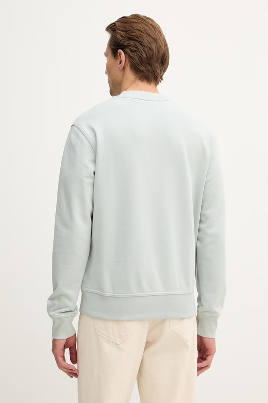 Odzież BOSS Orange bluza bawełniana WeSmallcrew 50514541 szary