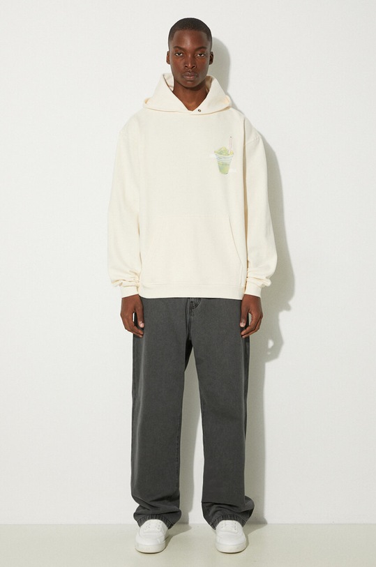 Pamučna dukserica Filling Pieces 80634019936 bež