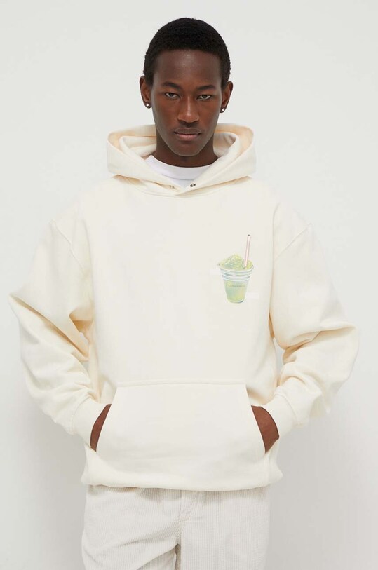 Одежда Хлопковая кофта Filling Pieces 80634019936 бежевый