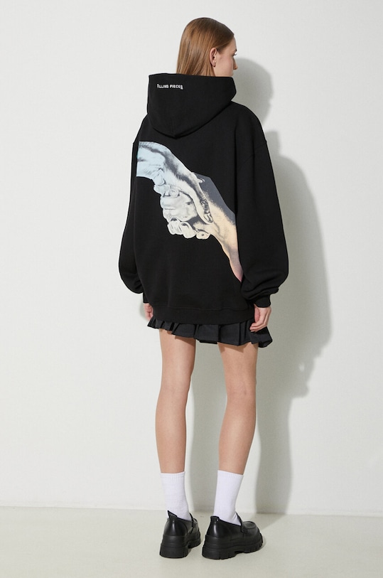 Ρούχα Βαμβακερή μπλούζα Filling Pieces 80634051861 μαύρο