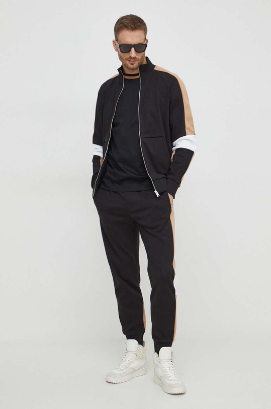 Кофта BOSS 50512683 чёрный SS24