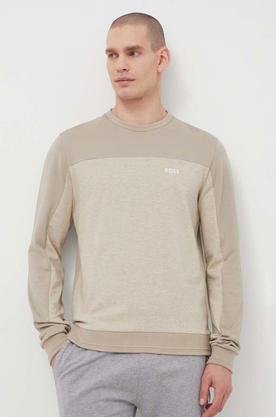 BOSS bluza pozostałe beżowy 50515147