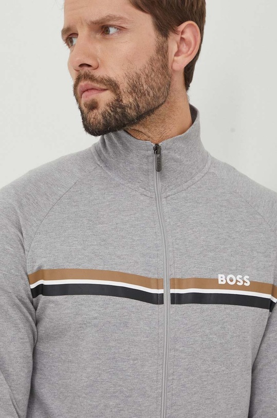 Odzież BOSS bluza bawełniana 50515160 szary