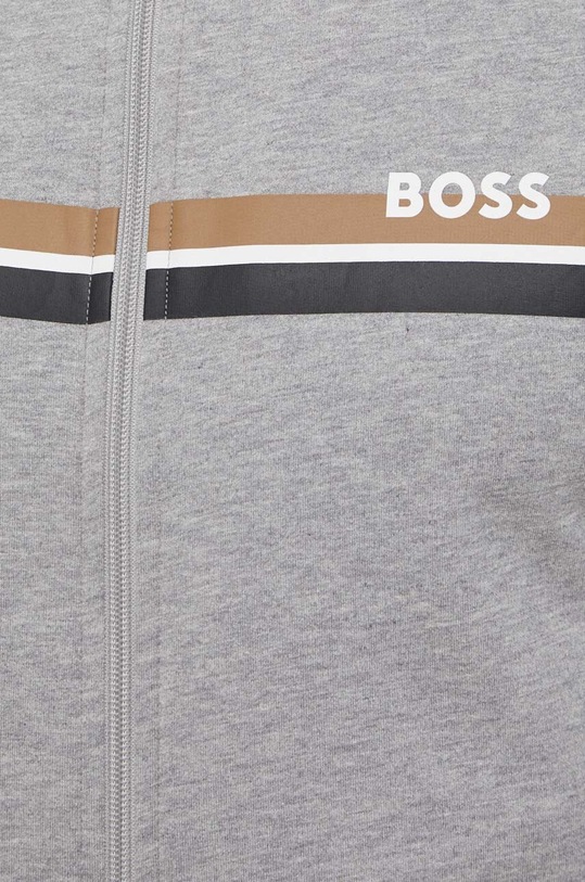 BOSS bluza bawełniana szary 50515160