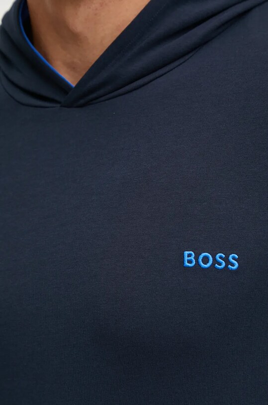Лонгслив лаунж BOSS тёмно-синий 50515306