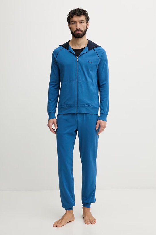 BOSS bluza lounge 50515313 niebieski SS26
