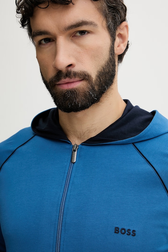 BOSS bluza lounge niebieski 50515313