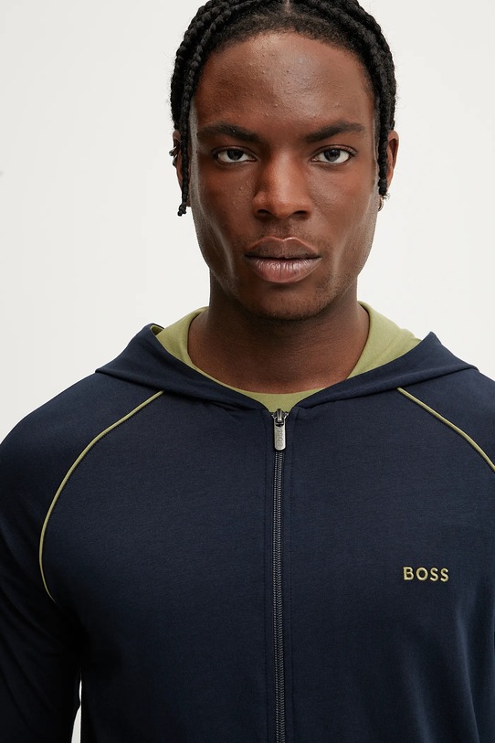 BOSS kapucnis pulcsi otthoni viseletre sötétkék 50515313