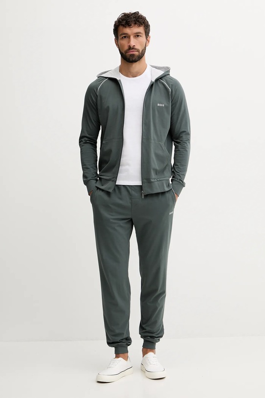 Кофта лаунж BOSS 50515313 зелений AW25