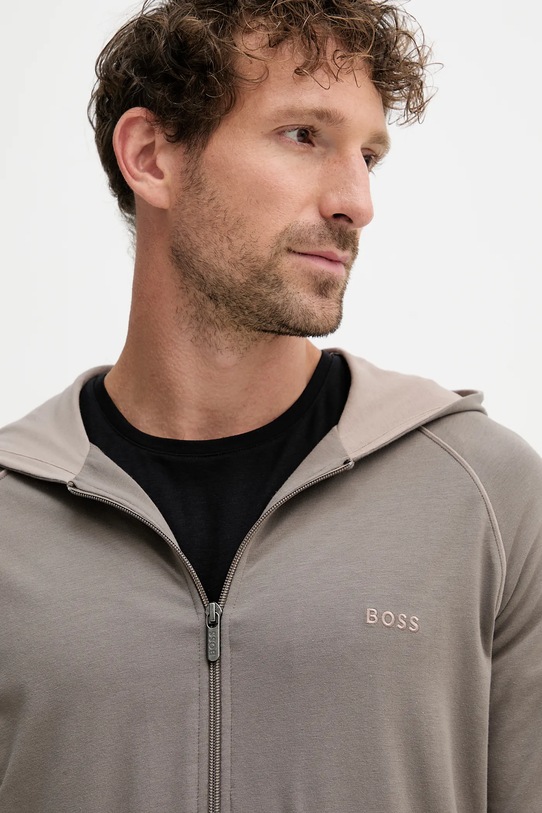 BOSS bluza lounge brązowy 50515313