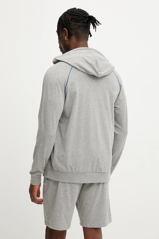 Ruházat BOSS kapucnis pulcsi otthoni viseletre 50515313 szürke