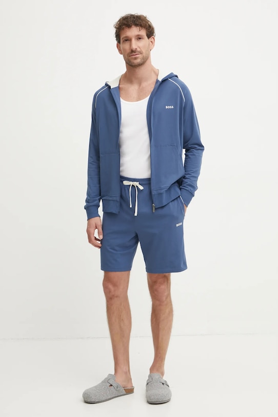 BOSS bluza lounge 50515313 niebieski NC25