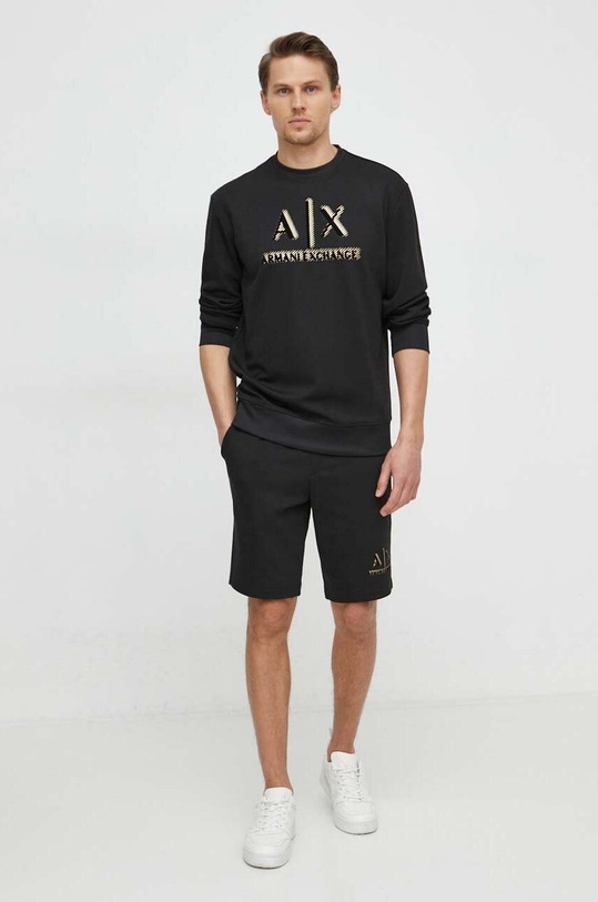 Armani Exchange bluza 3DZMSA.Z9N1Z negru SS24
