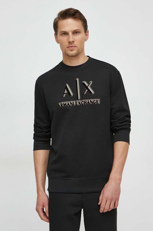 Armani Exchange bluza negru 3DZMSA.Z9N1Z