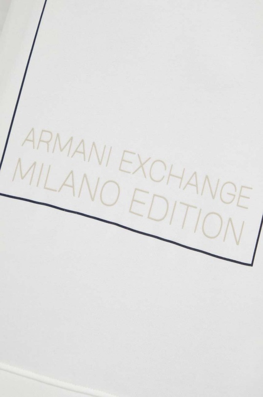 Armani Exchange bluza bawełniana 3DZMHH.ZJGGZ biały