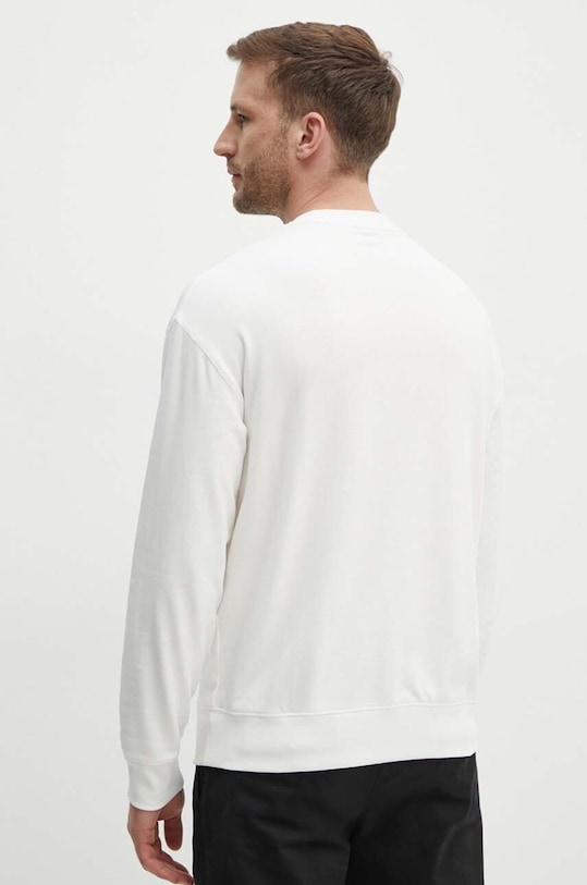 Odzież Armani Exchange bluza z domieszką lnu 3DZMJP.ZJY9Z biały