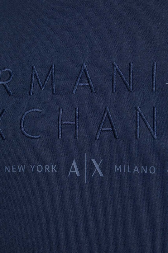 Mikina s prímesou ľanu Armani Exchange 3DZMJP.ZJY9Z tmavomodrá
