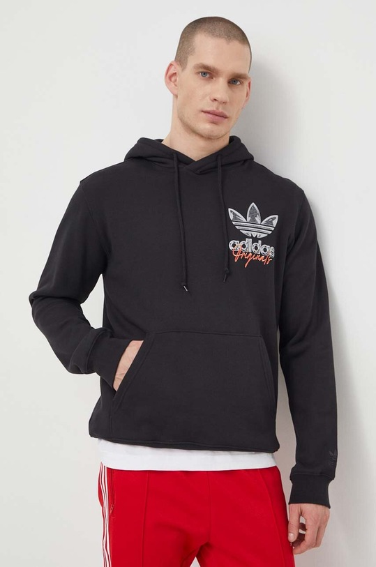 Oblečení Bavlněná mikina adidas Originals IM9678 černá