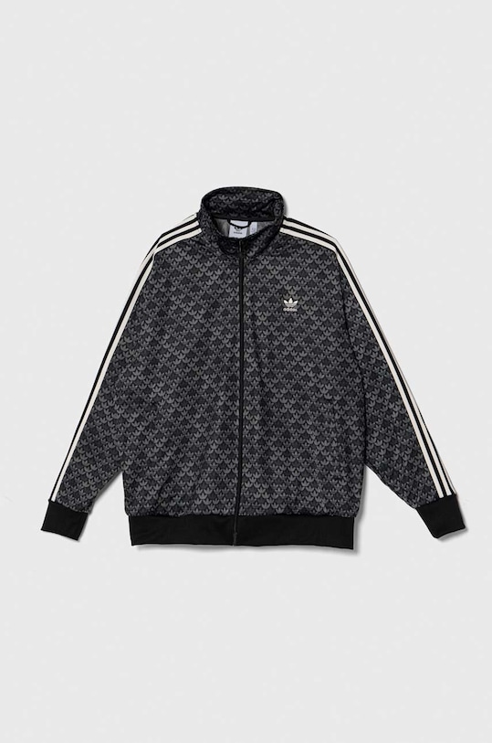 Mikina adidas Originals bez kapucne čierna IS0218