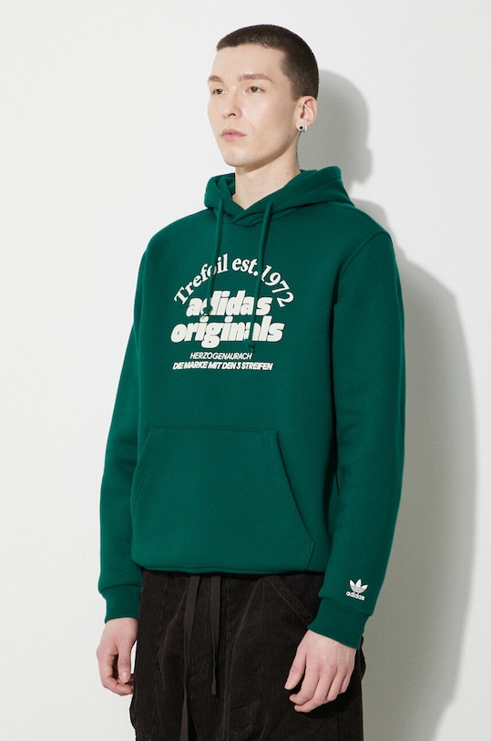 Dukserica adidas Originals GRF Hoodie zelena IS1412