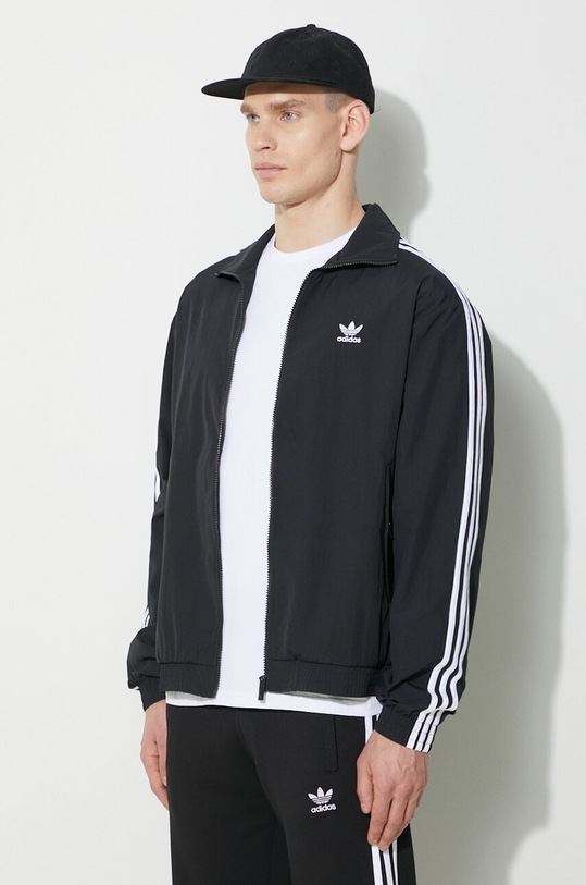 Dukserica adidas Originals Adicolor Woven Firebird Track Top crna IT2491