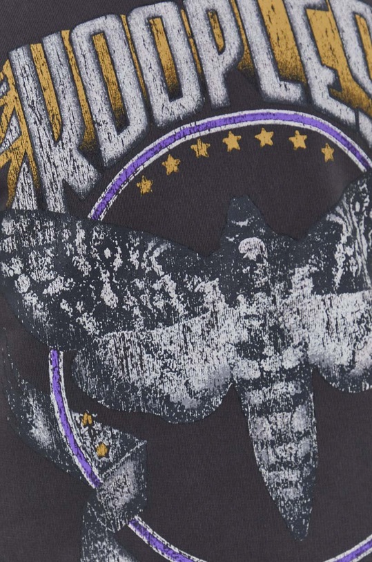 Хлопковая кофта The Kooples HSWE28004K серый