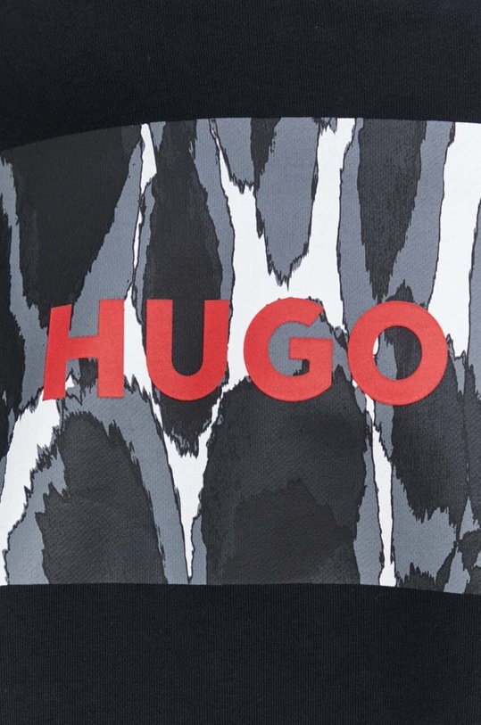 HUGO bluza bawełniana 50513335 czarny
