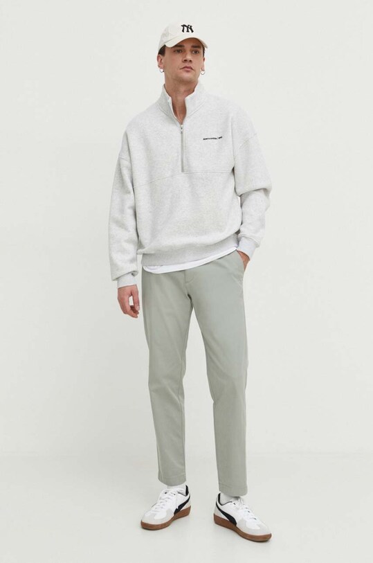 Abercrombie & Fitch bluza KI122.4078.112 szary SS24