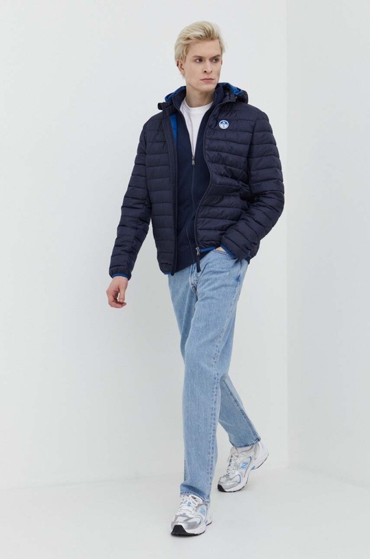 North Sails felpa in cotone 691221 blu navy SS24