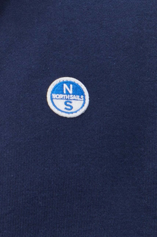 North Sails felpa in cotone 691221 blu navy