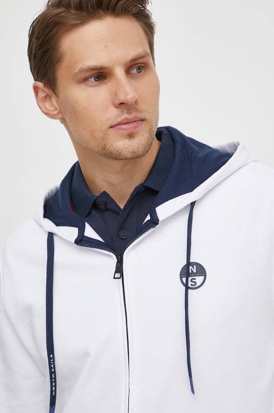 North Sails bluza bawełniana biały 691224