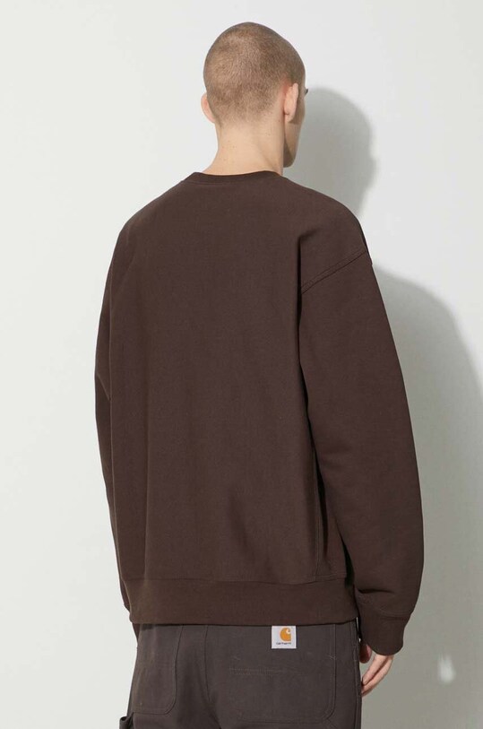 Clothing Carhartt WIP sweatshirt American Script Sweat I025475.47XX brown