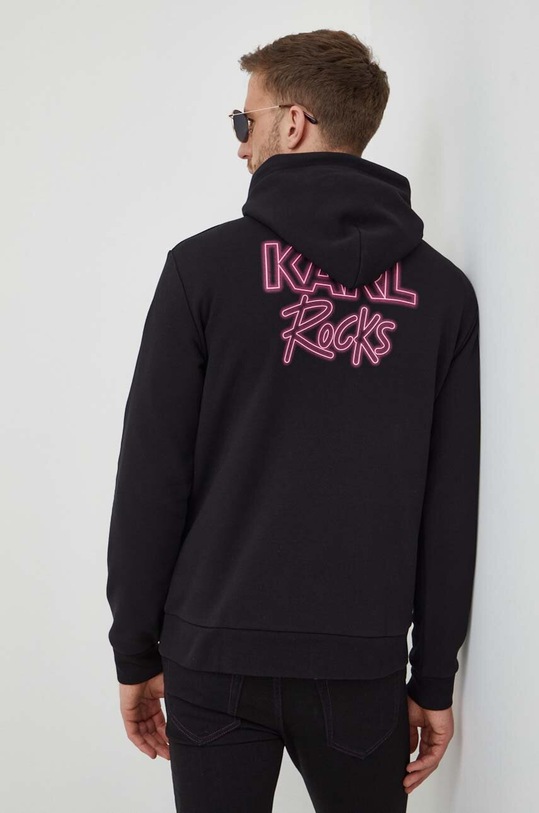 Karl Lagerfeld bluza z kapturem czarny 534940.705059