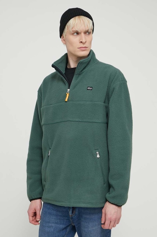 Quiksilver bluza polarowa bez kaptura zielony UQYFT03158