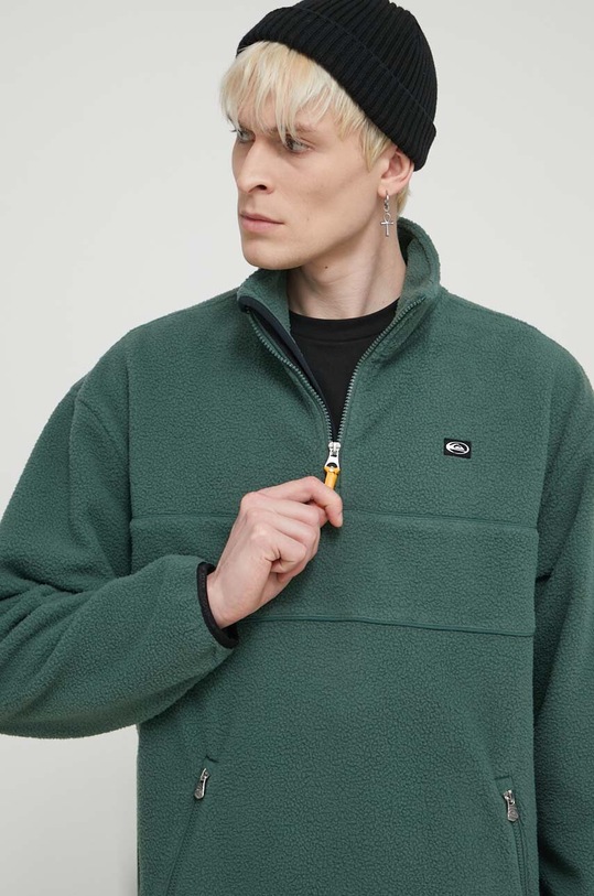 Quiksilver bluza polarowa zielony UQYFT03158