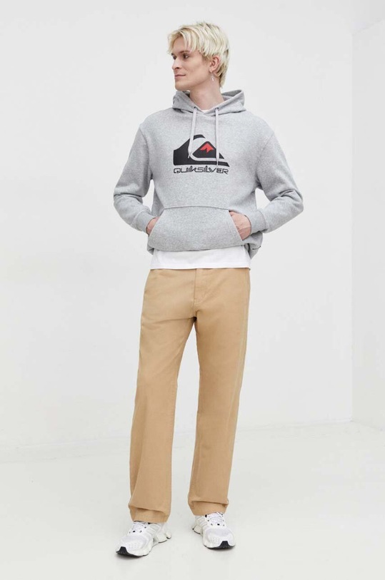 Quiksilver bluza AQYFT03356 gri AW24