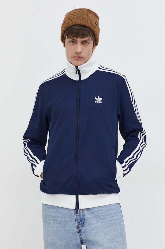 Mikina adidas Originals Adicolor Classics Beckenbauer tmavomodrá IP0418