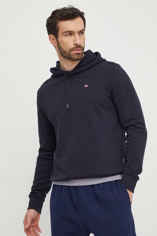 Napapijri bluza bawełniana Balis bawełna granatowy NP0A4H8A0411