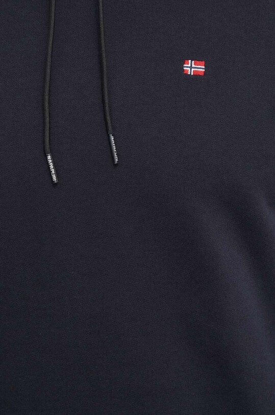 Napapijri bluza bawełniana Balis NP0A4H8A0411 granatowy